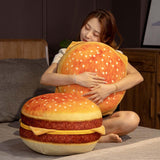 Maxbell Creative Hamburger Pillow Plush Cushion Decorative for Office Home Gifts