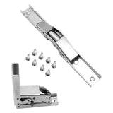 Maxbell 2 Pieces Folding Hinges Heavy Support Workbench Table Legs Bracket Hardware