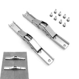 Maxbell 2 Pieces Folding Hinges Heavy Support Workbench Table Legs Bracket Hardware
