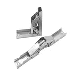 Maxbell 2 Pieces Folding Hinges Heavy Support Workbench Table Legs Bracket Hardware