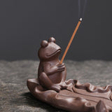 Maxbell Ceramic Incense Cone Burner Incense Holder Censer for Bedroom Desktop Decor