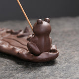 Maxbell Ceramic Incense Cone Burner Incense Holder Censer for Bedroom Desktop Decor