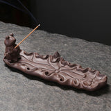 Maxbell Ceramic Incense Cone Burner Incense Holder Censer for Bedroom Desktop Decor
