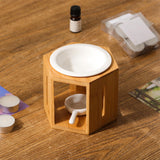Maxbell Tealight Candles Holder Wax Melt Warmer Diffuser Table Essential Oil Burner