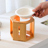 Maxbell Tealight Candles Holder Wax Melt Warmer Diffuser Table Essential Oil Burner