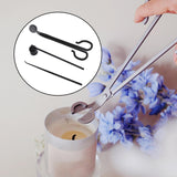 Maxbell 3Pcs Candle Wick Trim Candle Care Kit Candle Snuffer for Candle Lover Black
