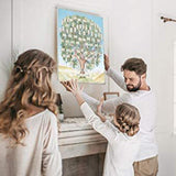Maxbell Family Tree Diagram to Fill in Genealogy Blank Fillable Chart DIY Decor 60cmx90cm