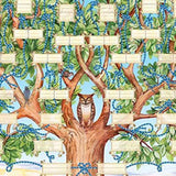 Maxbell Family Tree Diagram to Fill in Genealogy Blank Fillable Chart DIY Decor 60cmx90cm