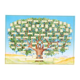 Maxbell Family Tree Diagram to Fill in Genealogy Blank Fillable Chart DIY Decor 60cmx90cm