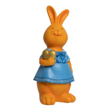 Maxbell Rabbit Bunny Figurine Crafts Sculpture Gift Decorative Cabinet Lawn Style A