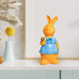 Maxbell Rabbit Bunny Figurine Crafts Sculpture Gift Decorative Cabinet Lawn Style A