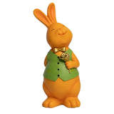 Maxbell Rabbit Bunny Figurine Crafts Sculpture Gift Decorative Cabinet Lawn Style D