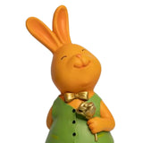 Maxbell Rabbit Bunny Figurine Crafts Sculpture Gift Decorative Cabinet Lawn Style D
