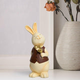 Maxbell Rabbit Bunny Figurine Crafts Sculpture Gift Decorative Cabinet Lawn Style F