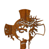Maxbell Crucifix Statue Jesus Wall Hanging Wooden Cross for Bedroom Home Living Room