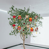 Maxbell 12 Pieces Chinese New Year Decorations Pendants for Party Office Bonsai Style A