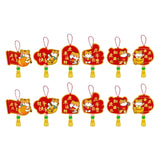 Maxbell 12 Pieces Chinese New Year Decorations Pendants for Party Office Bonsai Style C