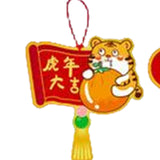 Maxbell 12 Pieces Chinese New Year Decorations Pendants for Party Office Bonsai Style C