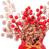 Maxbell Chinese New Year Decoration Ceramic Vase Durable for Table Centerpiece