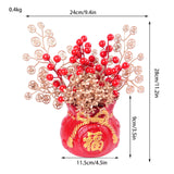 Maxbell Chinese New Year Decoration Ceramic Vase Durable for Table Centerpiece