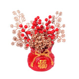 Maxbell Chinese New Year Decoration Ceramic Vase Durable for Table Centerpiece