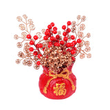 Maxbell Chinese New Year Decoration Ceramic Vase Durable for Table Centerpiece