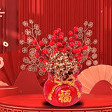 Maxbell Chinese New Year Decoration Ceramic Vase Durable for Table Centerpiece