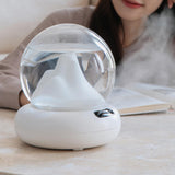 Maxbell Portable Double Nozzles Humidifier 2L USB Powered Home Decor Silent Bedroom