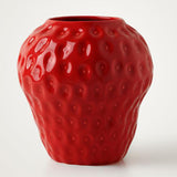 Maxbell Ceramics Strawberry Vases Container Flower Vase for Kitchen Decoration