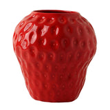 Maxbell Ceramics Strawberry Vases Container Flower Vase for Kitchen Decoration