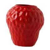 Maxbell Ceramics Strawberry Vases Container Flower Vase for Kitchen Decoration