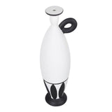 Maxbell Black and White Vase Resin Flower Vase Nordic for Home Living Room Entrance 11cmx10cmx35cm