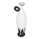 Maxbell Black and White Vase Resin Flower Vase Nordic for Home Living Room Entrance 11cmx10cmx35cm