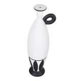 Maxbell Black and White Vase Resin Flower Vase Nordic for Home Living Room Entrance 11cmx10cmx35cm