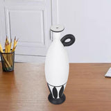 Maxbell Black and White Vase Resin Flower Vase Nordic for Home Living Room Entrance 11cmx10cmx35cm