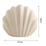 Maxbell Creative Flower Vase Planter Pot Ornament Artistic for Desk Office Decor White