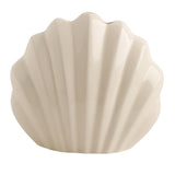 Maxbell Creative Flower Vase Planter Pot Ornament Artistic for Desk Office Decor White