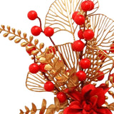 Maxbell Flower Basket Ornament Decor Artificial Potted Flower for Occasions Party 18cmx28cm