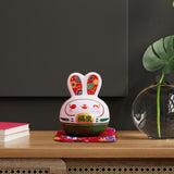 Maxbell Rabbit Figurine Piggy Bank Container Saving Box Ceramic for Home Decoration Style A