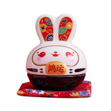 Maxbell Rabbit Figurine Piggy Bank Container Saving Box Ceramic for Home Decoration Style B