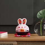 Maxbell Rabbit Figurine Piggy Bank Container Saving Box Ceramic for Home Decoration Style B