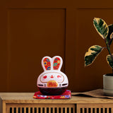 Maxbell Rabbit Figurine Piggy Bank Container Saving Box Ceramic for Home Decoration Style B