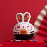 Maxbell Rabbit Figurine Piggy Bank Container Saving Box Ceramic for Home Decoration Style B