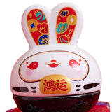 Maxbell Rabbit Figurine Piggy Bank Container Saving Box Ceramic for Home Decoration Style B