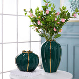 Maxbell Ceramic Flower Vase Ornaments Table Centerpieces Housewarming Plants Pot