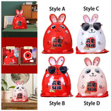 Maxbell Rabbit Year Lucky Figurine Ceramic Piggy Box Decoration Cartoon and Adorable Style A