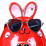 Maxbell Rabbit Year Lucky Figurine Ceramic Piggy Box Decoration Cartoon and Adorable Style B