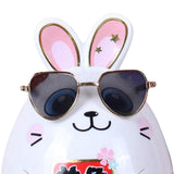 Maxbell Rabbit Year Lucky Figurine Ceramic Piggy Box Decoration Cartoon and Adorable Style D