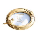 Maxbell Rustic Vintage Style Picture Frame Photo Frame for TV Cabinet Office 6inch Oval