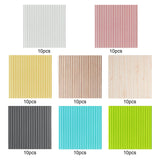 Maxbell 10x 3D Wall Stickers Decoration Decal Durable Home Bedroom PE Foam Wallpaper White